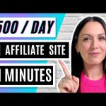 New $500/Day Method | AI Affiliate Website in MINUTES!