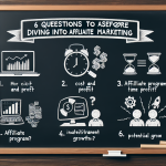 6 Questions to Ask Before Diving into Affiliate Marketing