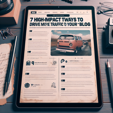 7 High-Impact Ways to Drive More Traffic to Your Blog