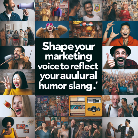 Shape your marketing voice to reflect your audience’s cultural humor and slang