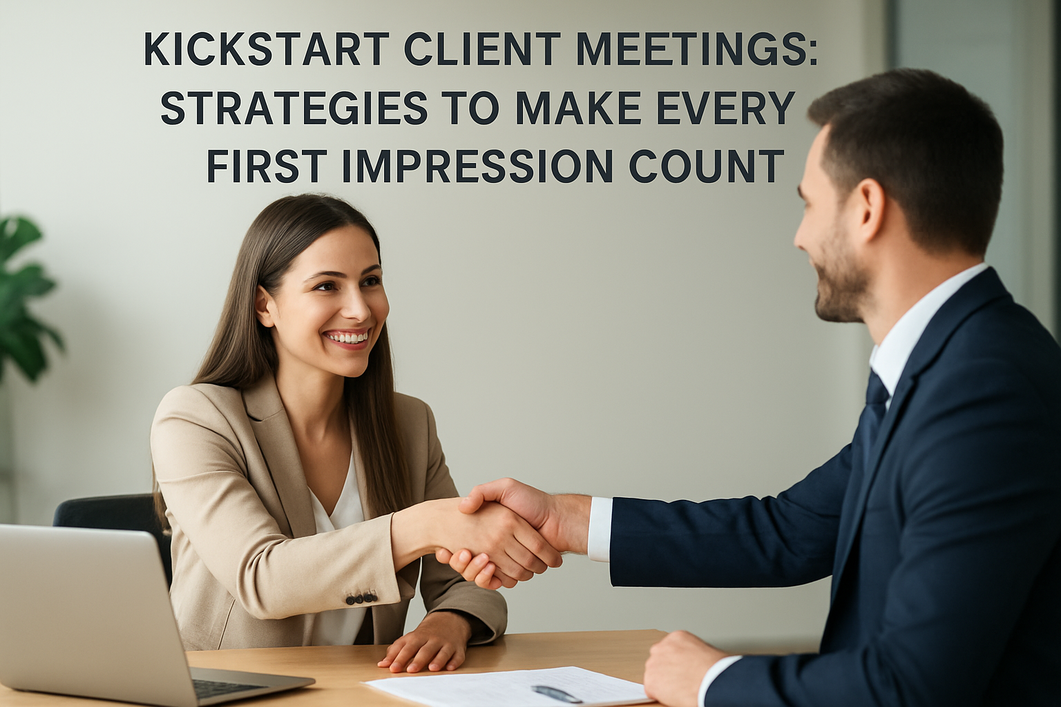 how to start a business meeting with client