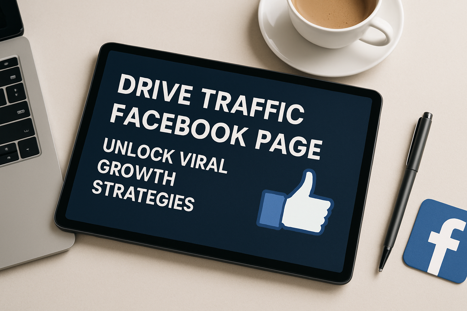 drive traffic to facebook page
